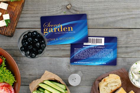 Secret Garden Dining Club Membership Card