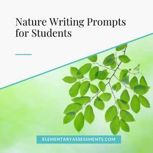 53 Delightful Nature Writing Prompts for Students