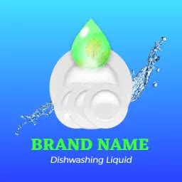 Customize Dishwashing Liquid Logo Templates - PhotoADKing