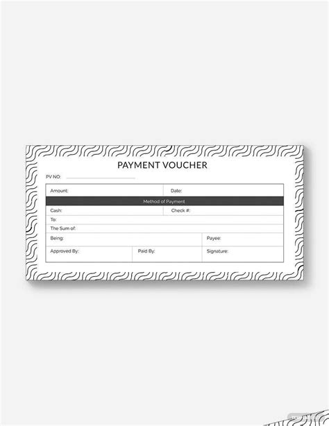 Payment Voucher Templates in Word - FREE Download | Template.net