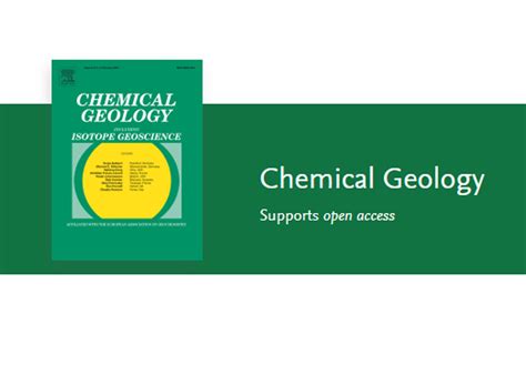 New article in Chemical Geology - Department of Geological Sciences