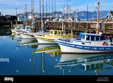 San Francisco Fishing Boats at Pier 39 Stock Photo - Alamy