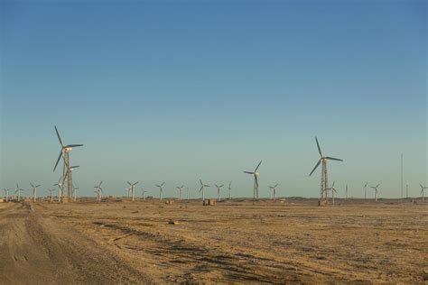 Wind farm landscape view 12471310 Stock Photo at Vecteezy