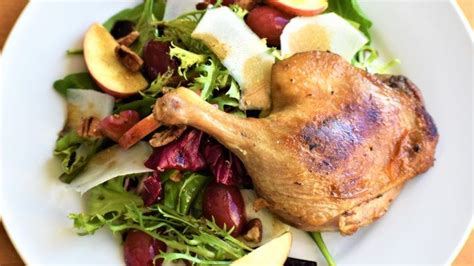 Autumn Duck Confit Salad | Duck confit salad recipe, Salad recipes lunch, Lunch recipes