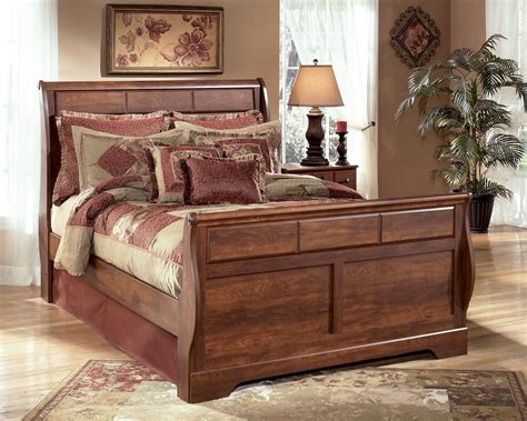 Timberline Queen Sleigh Bed from Ashley (B258-57-54-96) | Coleman Furniture