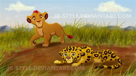 Kion and Fuli by JR-Style on DeviantArt