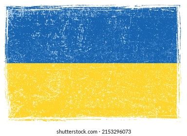 Old Vintage Flag Ukrainegrunge Ukraine Flag Stock Vector (Royalty Free ...