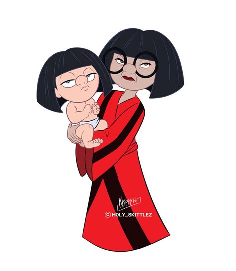 Edna Jack Jack by Nippy13 Disney Cartoons, Disney Movies, Disney Pixar ...