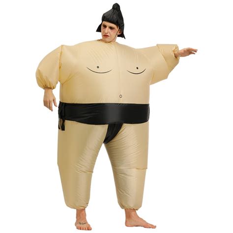 Inflatable Sumo Costume Halloween Blow Up Ride On Funny Costumes For Adult - Favounicorn.com