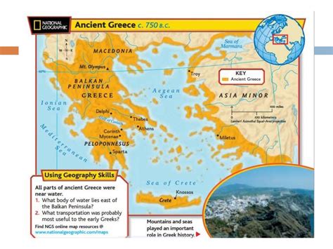 5 Themes Of Geography Ancient Greece Map Project - Map