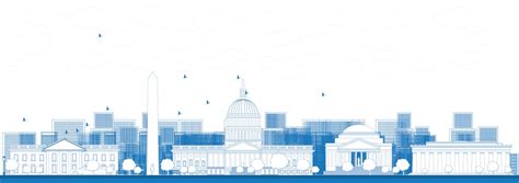 Washington Dc Skyline Vector Images (over 750)