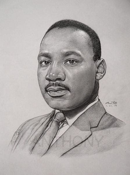 Dr. Martin Luther King Jr. Drawing by Anto - Pixels