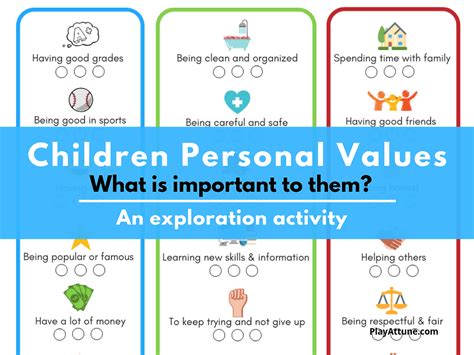 [Free Printable] Discover Your Child's Personal Values