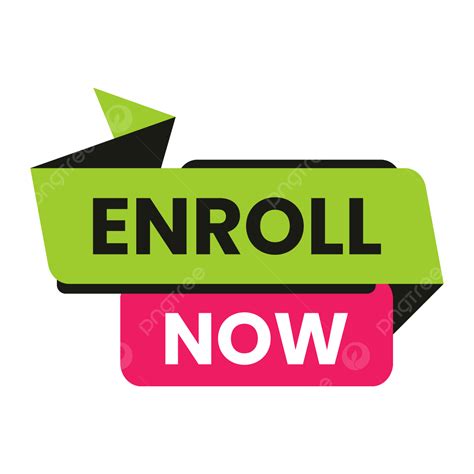 Transparent Enroll Now Banner, Enroll Now Clipart, Enroll Now Logo ...