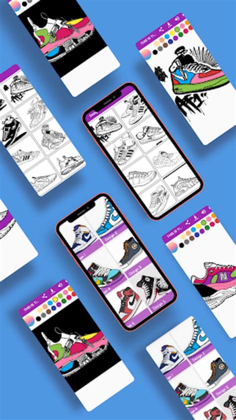 Sneakers Jordan Coloring Pages para Android - Descargar