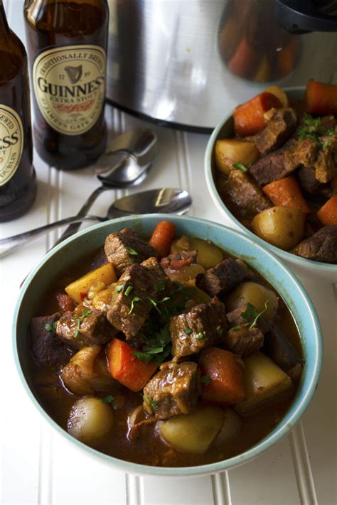 Slow Cooker Guinness Irish Stew | A Wicked Whisk