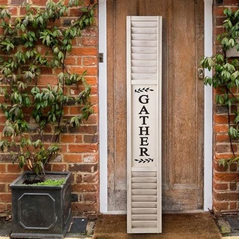 Glitzhome Garden Outdoor Wooden Porch Sign - On Sale - Overstock ...