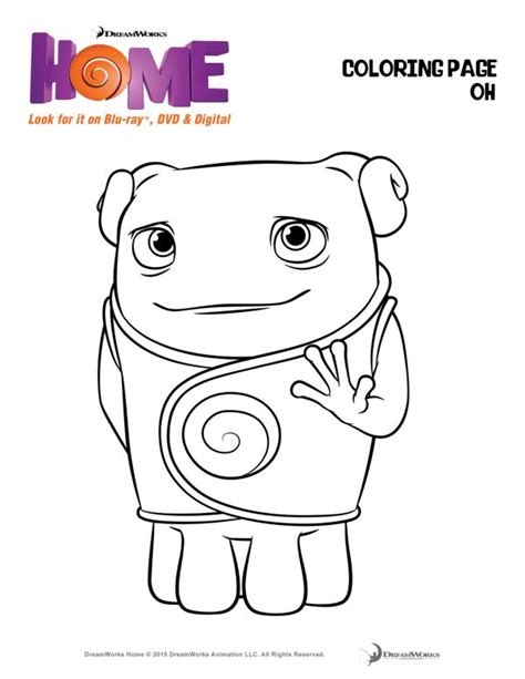 Dreamworks Home Coloring Pages Coloring Pages