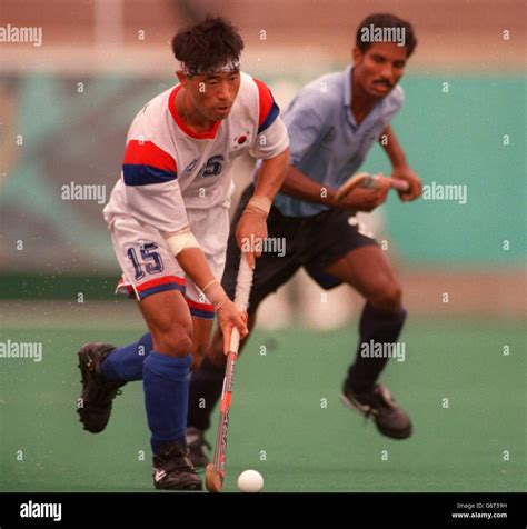 Atlanta Olympic Games ... Field Hockey ... India v Korea Stock Photo ...