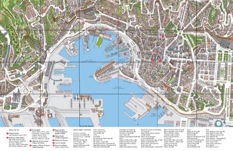 Mapa Turistico Genova