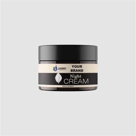 Your Brand Unisex Night Face Cream, For Skin Care, Ingredients: Herbal ...