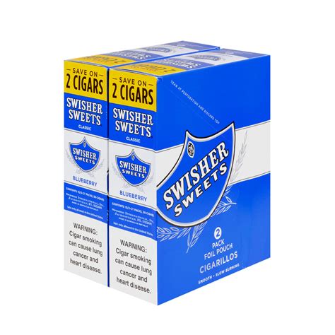 Swisher Sweets Blueberry Cigarillos | 30 Packs of 2 | TobaccoStock.com – Tobacco Stock