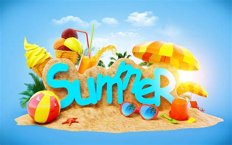 4K Free download | Summer background, Summertime Vacation HD wallpaper ...