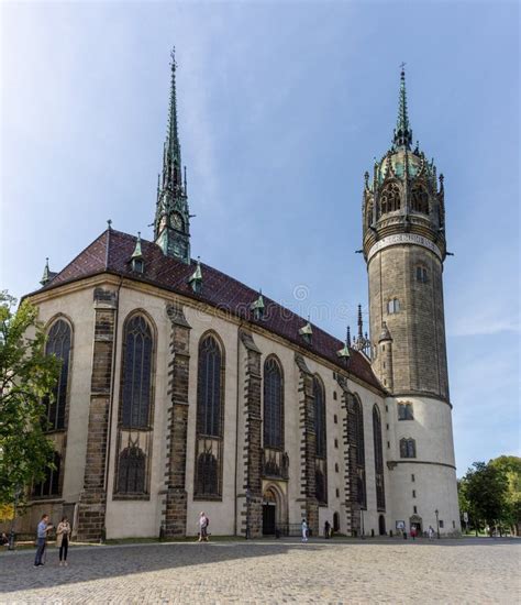 The Door of the Castle Church Door in Wittenberg Where Martin Luther ...