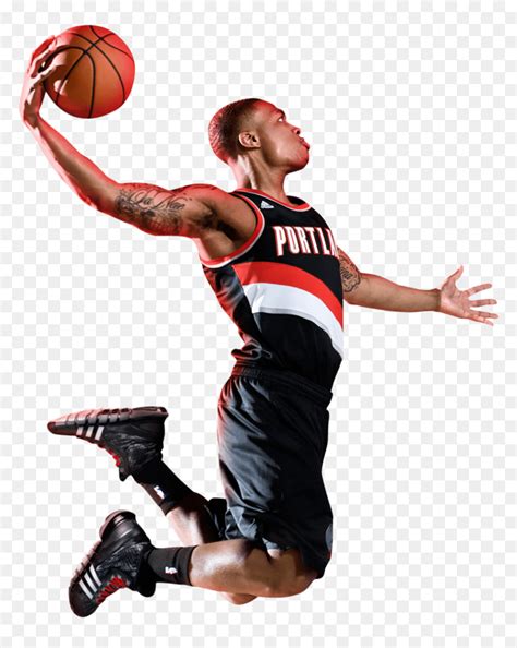 Damian Lillard Dunk Transparent Png - Nba 2k20 Player Png, Png Download ...