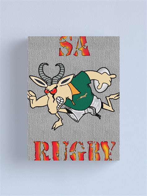 "SPRINGBOK RUGBY SOUTH AFRICA " Canvas Print by JAYSA2UK | Redbubble