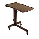 Amazon.com: Winsome Wood Adjustable Laptop Cart/Table, Antique Walnut: Kitchen & Dining