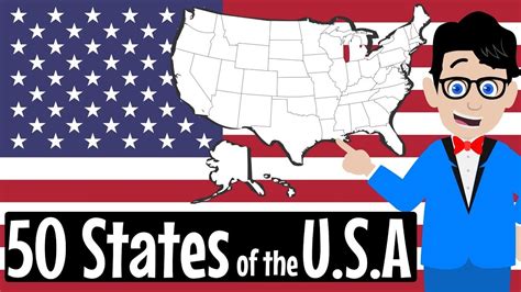 50 States of the USA Song | SINGALONG VERSION WITH LYRICS | Fifty ...