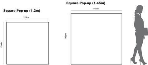 Square Pop-Up Banner - Portable Pop Up Marquees