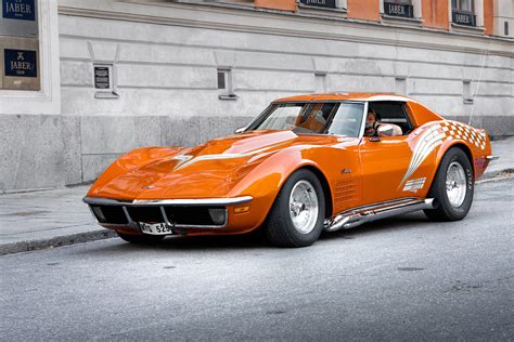 Download Car Old Vehicle Chevrolet Corvette HD Wallpaper