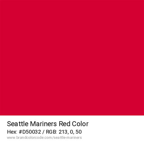 Seattle Mariners Brand Color Codes » BrandColorCode.com