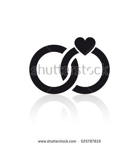 Wedding Ring Silhouette Vector at Vectorified.com | Collection of ...