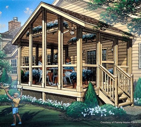 Screened In Porch Plans to Build or Modify