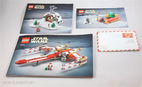 LEGO® Employee Gift 4002019 Christmas X-Wing: instructions to build your own | New Elementary ...