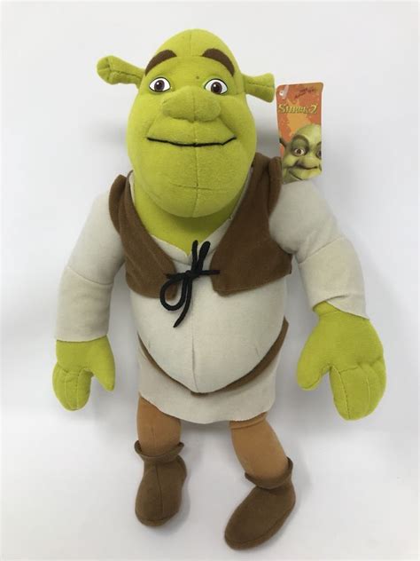 Hasbro Shrek 2 Ogre Plush Doll Dreamworks 2003 14 Inches Tall NEW #Hasbro | Plush dolls, Dolls ...