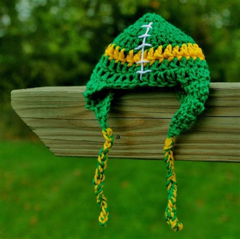 Items similar to Green Bay Packers Baby Football Hat Newborn Infant ...