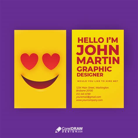 Download Creative Graphic Designer Business Card Template | CorelDraw Design (Download Free CDR ...