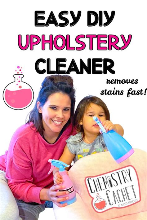 DIY Upholstery Cleaner Based On Science