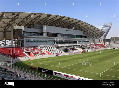 Lekhwiya Sports Stadium (Abdullah bin Khalifa Stadium) in Doha, Qatar Stock Photo - Alamy