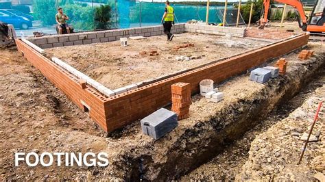 Bricklaying - The Start of Building a Home - Footings part 1 - YouTube