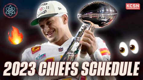 2023 Chiefs Schedule: Live REACTIONS and BREAKDOWNS | Chiefs News ...