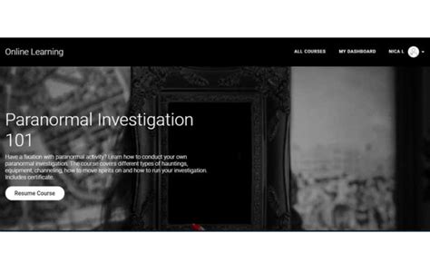 UK: Paranormal Investigation 101 Self-Study Online Course | GetYourGuide