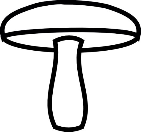 Mushroom Outline Clip Art at Clker.com - vector clip art online, royalty free & public domain