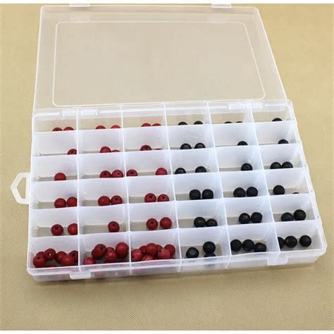 36 Compartments Plastic Box Jewelry Bead Storage Container Craft Organizer-in Storage Boxes ...