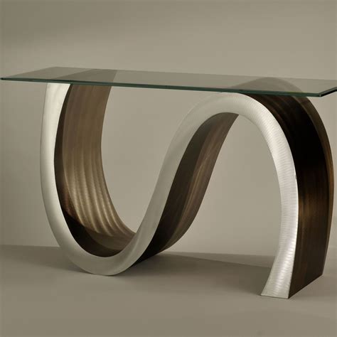 Nova Meandering Console Table | Contemporary console table, Modern console tables, Glass console ...