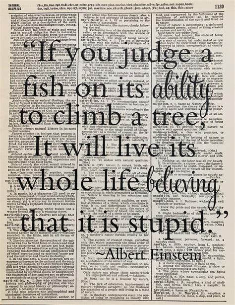 Albert Einstein Fish Quote - ShortQuotes.cc